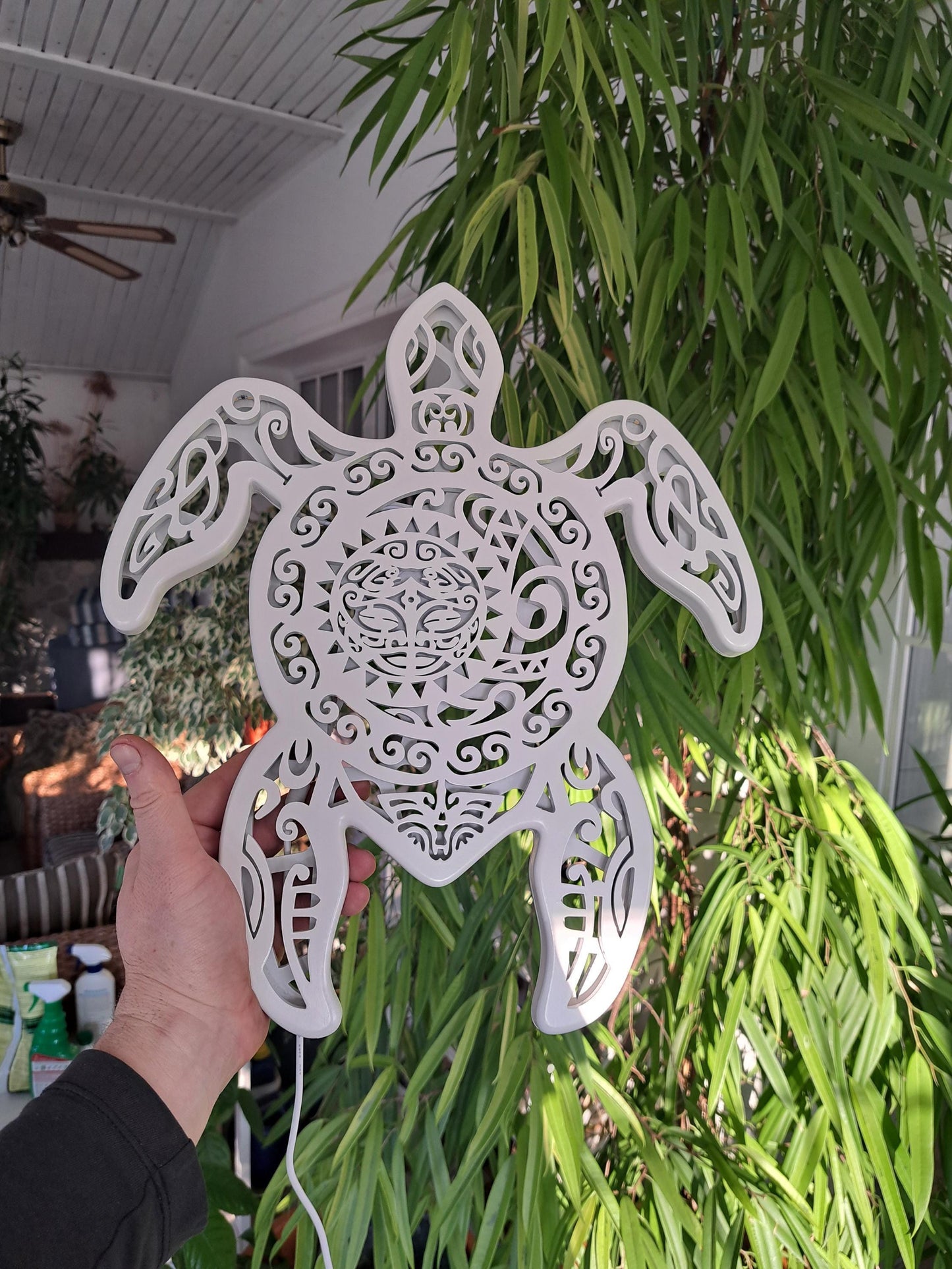 Maori Turtle LED wall lamp
