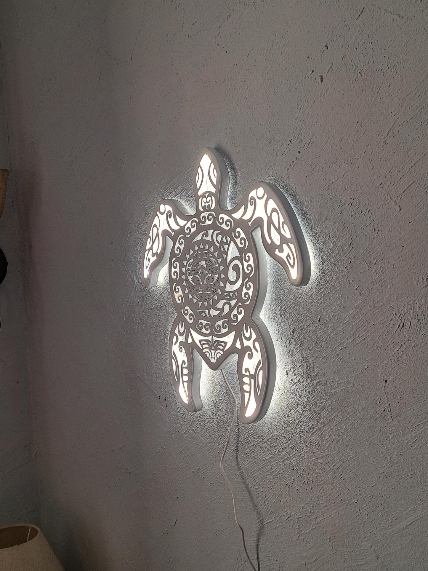 Maori Turtle LED wall lamp