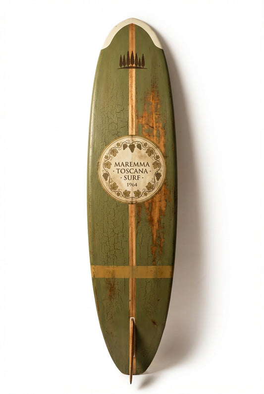 Vintage Surf Decor – Maremma · Toscana Board, Tuscany, Italy (WSH Series)