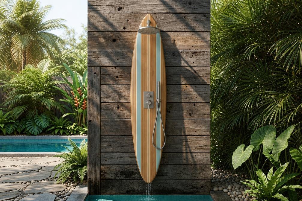 Cobalt Dawn — Outdoor Shower Panel