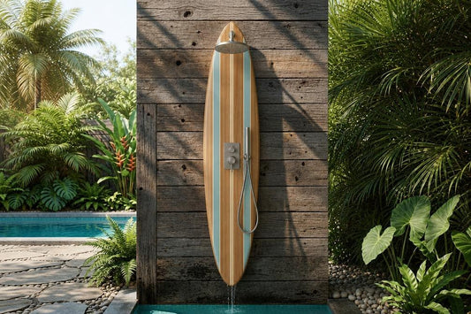 Cobalt Dawn — Outdoor Shower Panel