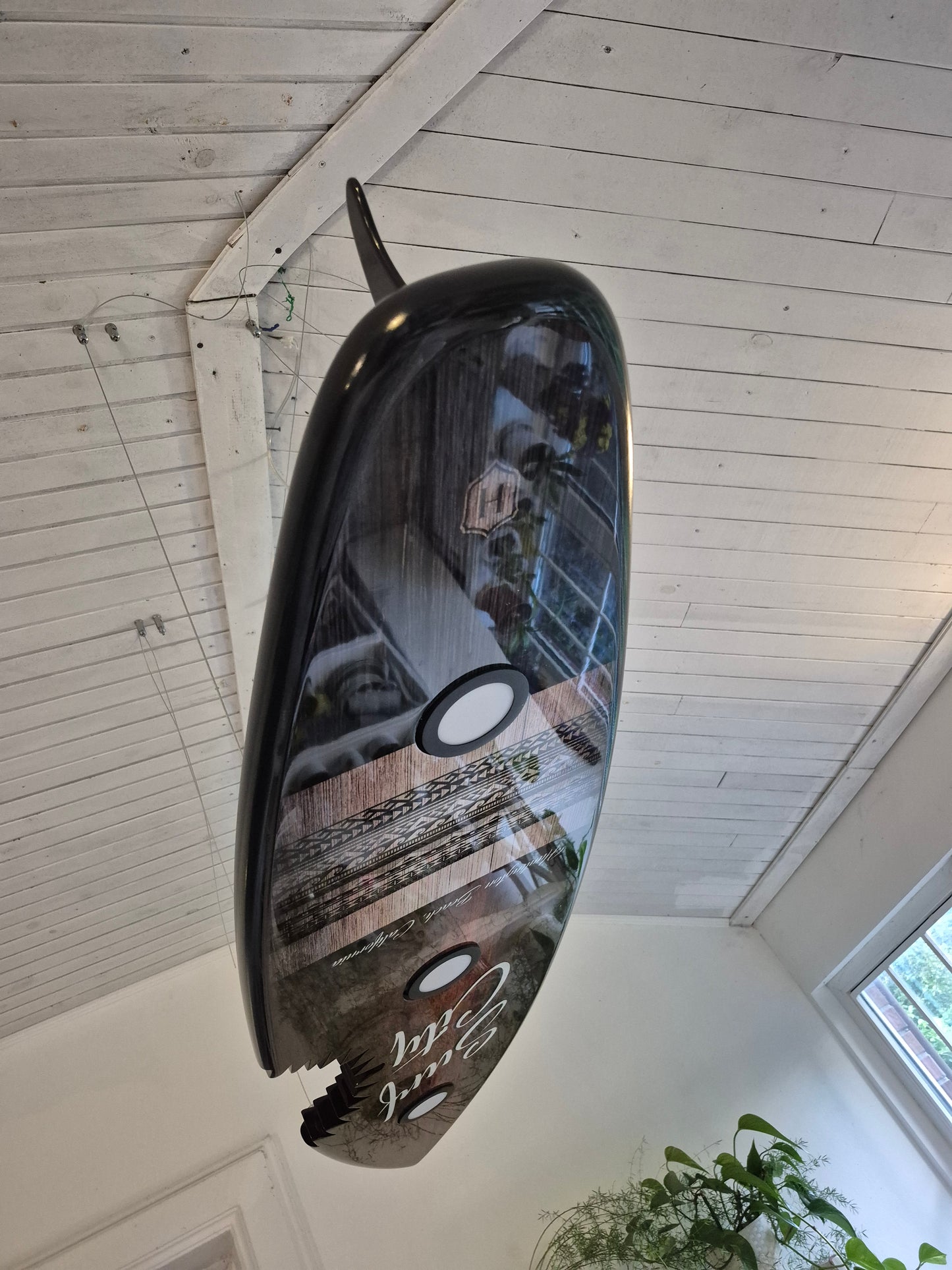 Shark Bite Surfboard Light – LED Billiard Table Pendant