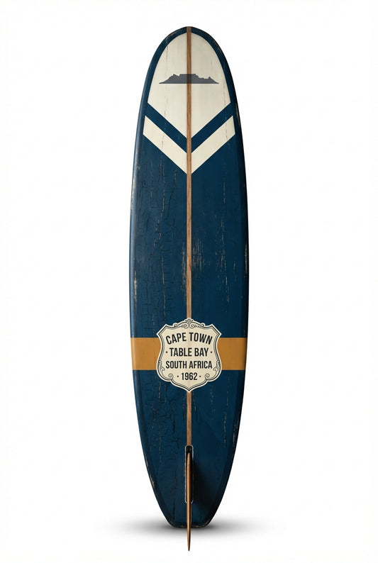 Vintage Surf Decor – Cape Town · Table Bay Board, Cape Town, South Africa (WSH Series)