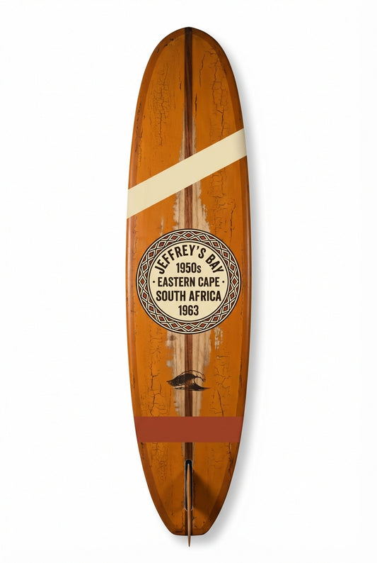 Vintage Surf Decor – Jeffrey's Bay Board, Eastern Cape, South Africa (WSH Series)