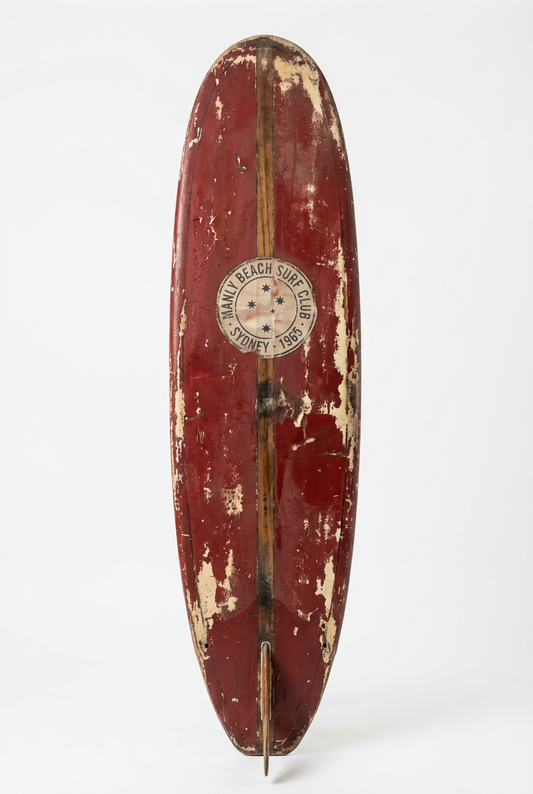 Vintage Surf Decor – Manly Beach Board, Manly, Sydney (WSH Series)